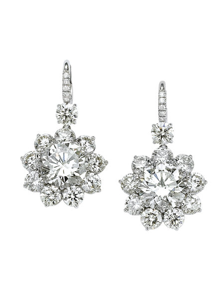 Срібні сережки з фіанітами